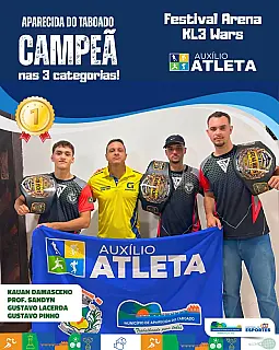 Aparecida do Taboado conquista títulos nas três categorias do Festival KL3 Wars de Muay Thai