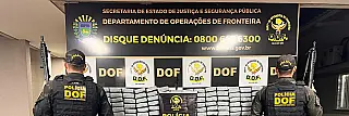 Drogas aprendidas em  veículo que seguia para o RS