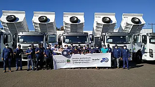 Secretaria de Infraestrutura recebe 9 caminhões para renovar frota