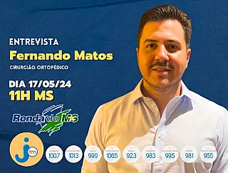 Entrevista na Jota FM: Dr. Fernando Matos sobre Questões Ortopédicas no Cotidiano