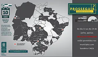 Bandeira Cinza no Prosseguir? Saiba quais são as regras para cidades com grau extremo