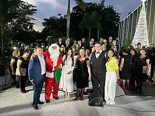Cantata e show pirotécnico abrem comemorações natalinas na ALEMS