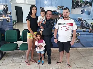 Policial Militar salva bebê engasgado em Dourados
