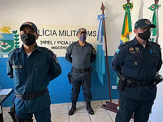 Polícia Militar realizou troca de comando do Pelotão de Inocência