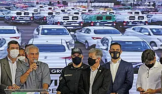 Com entrega de mais 237 viaturas, Estado soma R$ 750 milhões investidos em segurança