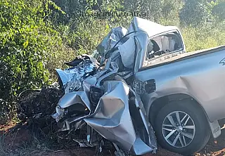 Acidente entre Inocência e Cassilândia expõe riscos na MS-112 e revolta caminhoneiros