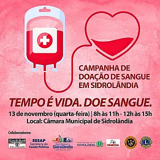 Hemosul e Câmara realizam campanha de doação de sangue e medula óssea