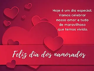 O Dia dos Namorados é comemorado em 12 de junho no Brasil