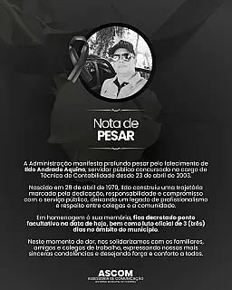 Nota de Pesar