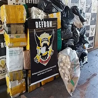 Alegando estar endividado, traficante é preso em primeira viagem com mais de 800 kg de drogas