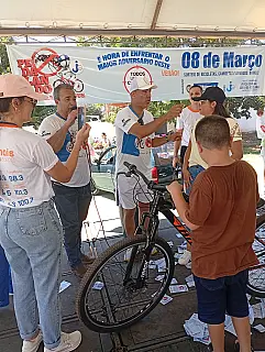 Pedalando Contra a Dengue mobiliza população de Deodápolis