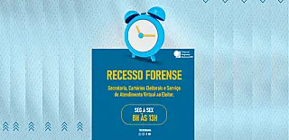 Justiça Eleitoral entra em recesso forense a partir desta sexta-feira