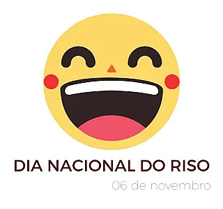 Neste dia 6/11 é comemorado dia Nacional do Riso