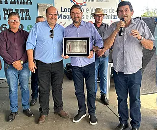 Presidente da FIEMS visita Inocência e recebe Título de Cidadão Inocenciense