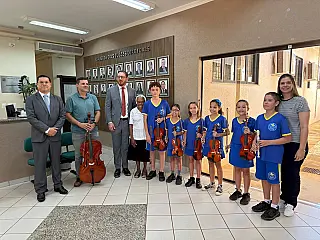 Orquestra Arco Vivo leva música a diferentes espaços de Aparecida do Taboado