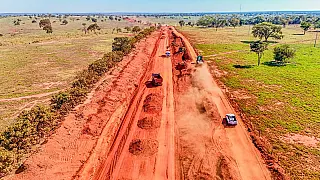 Obras de pavimentação da MS-444 avançam e impulsionam desenvolvimento de Selvíria