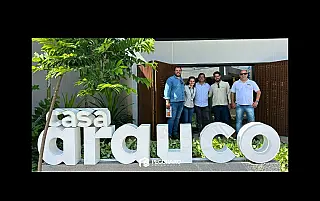 Pegoraro engenharia visita projeto da Arauco em Inocência