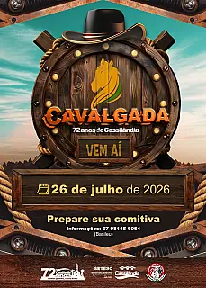 Cavalgada vai marcar os 72 anos de Cassilândia com tradição e grandes premiações