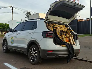 PRF apreende 1 tonelada de drogas na manhhã desta segunda-feira em Sidrolândia