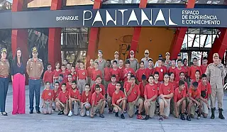 Combate a queimadas será abordado com estudantes durante visitas ao Bioparque Pantanal
