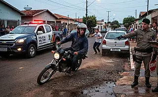 Motociclista foge de abordagem da Polícia Militar em Cassilândia