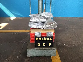 Mulher com droga em ônibus que seguia para Curitiba foi presa pelo DOF