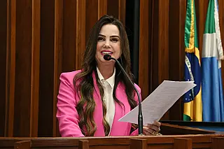 Em discurso, Mara Caseiro defende a independência entre os poderes e união