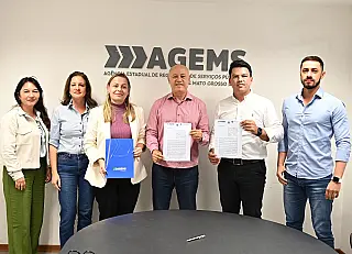 Glória de Dourados firma convênio para fiscalização de serviços de água e esgoto