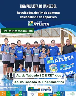 Aparecida do Taboado conquista vitórias e destaques individuais na Liga Paulista de Handebol