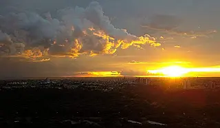 Terça com predomínio de tempo firme e grande variação térmica no Estado .