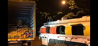 Em Caarapó, DOF apreende 9 toneladas de maconha em caminhão tanque