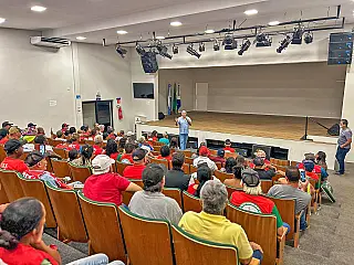 Deputado Zeca do PT participa de audiência sobre agricultura familiar em Maracaju