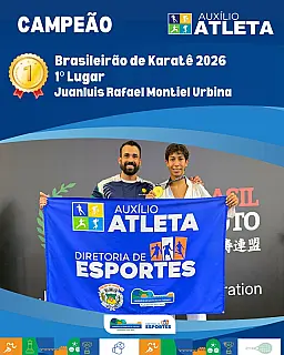 Atleta de Aparecida do Taboado conquista título de campeão brasileiro de karatê em 2026