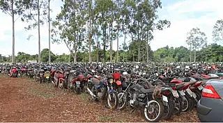 Detran leiloa 252 motos neste mês