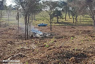 Homem é autuado em R$ 2 mil por incêndio em leiras durante operação