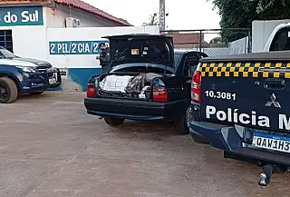 Veículo com mercadoria ilegal é apreendido na BR-158