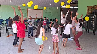 CRAS promove ação do Setembro Amarelo com crianças do SCFVCA em Cassilândia.