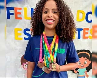 Estudante de Deodápolis conquista quinta medalha consecutiva na Olimpíada de Matemática