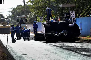 Obras avançam e Moreninhas terá 100% das ruas asfaltadas