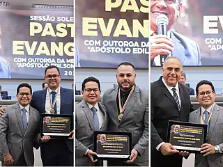 Papy entrega Medalha Apóstolo Edilson a pastores dedicados à família cristã