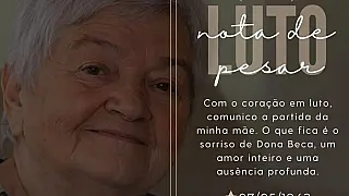 Jota FM lamenta falecimento de Dona Beca