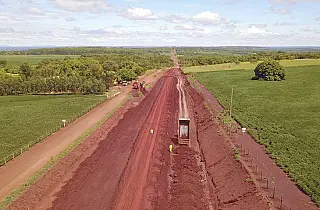 Pavimentação da MS-352, em Terenos, recebe mais R$ 44,6 milhões para a segunda fase