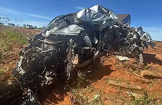Tragédia na MS-112: colisão entre caminhonete e caminhão mata motorista em Inocência