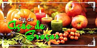 Comemora-se no dia 24 de novembro Dia Mundial de Ação de Graças