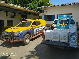 Agrotóxico contrabandeado é apreendido pela polícia em Sidrolândia