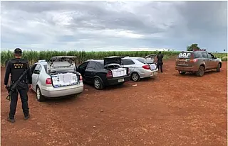 Mais de 4,7 milhões de reais em produtos contrabandeados do Paraguai foram apreendidos pelo DOF.