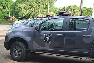 Dupla morre em confronto com o Choque após roubo de caminhonete em Campo Grande
