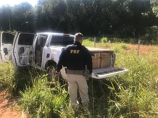 PRF apreendeu quase 2 toneladas de maconha em Nioaque