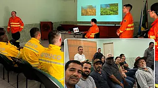 Produtores rurais de Inocência participam de capacitação para prevenção e combate a incêndios flores