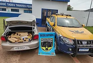 PRE prende homem com mais de meia tonelada de maconha em Sidrolândia.